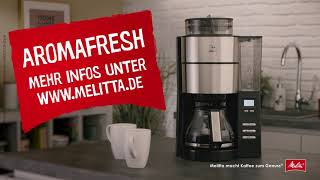 Melitta® AromaFresh mit entnehmbarem Wassertank [upl. by Yatnoj]