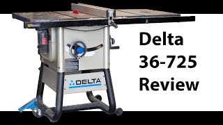 Delta 36725 Table saw review After 3 years [upl. by Baynebridge]