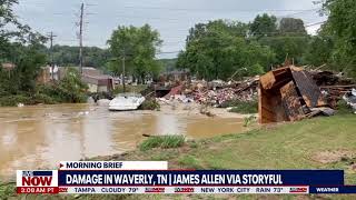 Tennessee flooding 22 dead dozens missing  LiveNOW from FOX [upl. by Piefer]