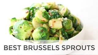 The Best Brussels Sprouts Recipe  Easy Healthy Side Dish [upl. by Elnora]