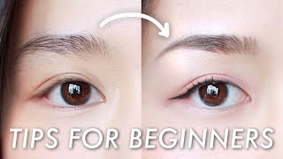 Eyebrow Shaping at Home  Easy Beginner Tutorial [upl. by Nerwal489]