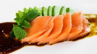 Cooked Salmon Sashimi Recipe  Sous Vide Cooking [upl. by Einyaj391]