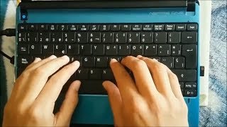 CÓMO ESCRIBIR EN TECLADO SIN VER  SÚPER FÁCIL  FAMA WOW [upl. by Essilec]