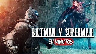 BATMAN VS SUPERMAN Dawn of Justice RESUMEN EN 25 MINUTOS [upl. by Azarcon722]