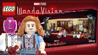 LEGO Wandavision  The Vision Residence  Disney MCU Marvel Set  Custom Set [upl. by Jolda]