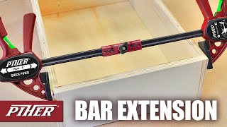 QUICK BAR EXTENSION for Quick Piher Clamps [upl. by Dde]