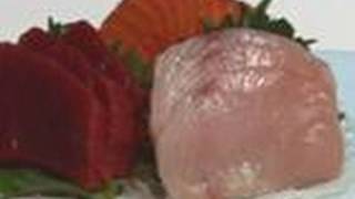 How To Prepare Sashimi  Salmon Tuna amp Yellowtail [upl. by Salbu]