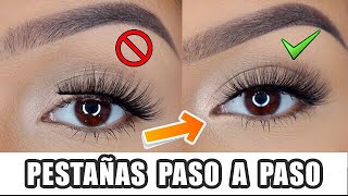 TRUCOS PARA APLICAR PESTAÑAS POSTIZAS  PRINCIPIANTES  AbrilDoesMakeup ♡ [upl. by Virgil709]