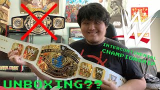 BETTER VERSION Intercontinental Championship Commemorative Replica UNBOXING [upl. by Aynnek]