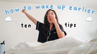 how to wake up earlier WITHOUT feeling miserable [upl. by Einna]