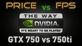 NVIDIA GeForce GTX 750 vs GTX 750 Ti Benchmark  Buyers Guide [upl. by Danyette]