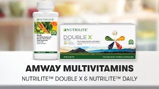 Amway Multivitamins Nutrilite Double X amp Nutrilite Daily  Amway [upl. by Anikal]