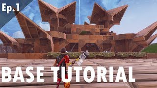 LETS BUILD A BASE  EP1  FORTNITE PvE SAVE THE WORLD STONEWOOD STORM SHIELD BASE TUTORIAL [upl. by Amej]