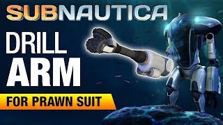 Prawn Suit DRILL Arm Location 2018  SUBNAUTICA [upl. by Adnauqahs]