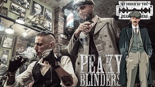 ASMR  How to Get ARTHUR SHELBY HairStyle  Peaky Blinders Chop  Haircut  Old School Barber Shop [upl. by Evette]