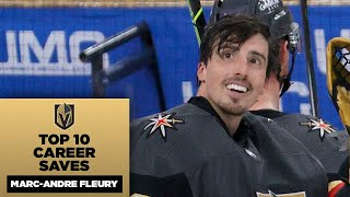 MarcAndre Fleurys Top 10 Career Saves [upl. by Eirrol]