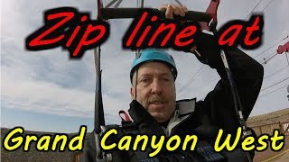 Ziplining the Grand Canyon My Experience at Grand Canyon West  The Vegas Tourist [upl. by Abby]