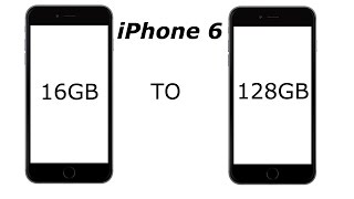 iPhone 6 Storage Upgrade to128GB 4K [upl. by Swagerty]