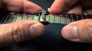 Tutorial  How to adjust Casio watch metal band [upl. by Erusaert276]