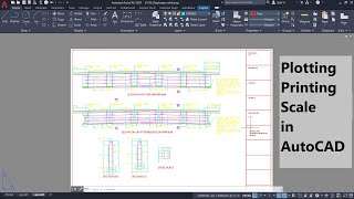 Plotting Printing amp Scaling in AutoCAD [upl. by Adey]