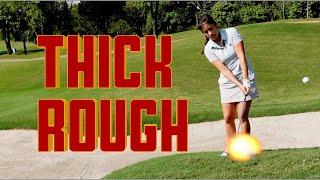 Thick Rough  Around the Green  Golf with Michele Low [upl. by Atrahc]