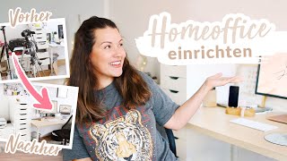 Büro MAKEOVER Homeoffice einrichten amp ausmisten nurwasichmag [upl. by Goulder301]