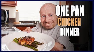 How To Cook Easiest One Pan Chicken Dinner [upl. by Ahsimed]