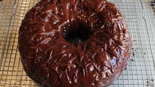 Chocolate Sour Cream Bundt Cake  Easiest Chocolate Cake Recipe Ever [upl. by Akeenahs372]