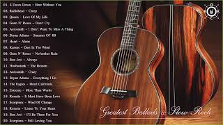 Acoustic Rock  Greatest Ballads amp Slow Rock Songs 80s  90s [upl. by Perrie]