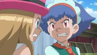 Pokémon XY  Serena y Miette se pelean por ash [upl. by Ettelrats30]