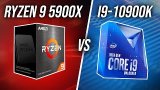 Theres A New King  AMD Ryzen 9 5900X vs Intel i910900K [upl. by Valencia]