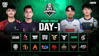 PUBG Mobile NEPX Showdown  Grand Finals Day 1 [upl. by Dahsra499]