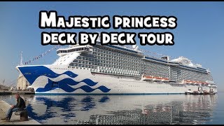 Majestic Princess cruise ship tour [upl. by Ahsim]