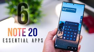 Galaxy Note 20  6 Essential Apps You Must Have [upl. by Shriner]