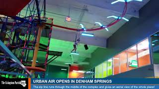 Urban Air Adventure Park opens  Zip line [upl. by Lehacim]