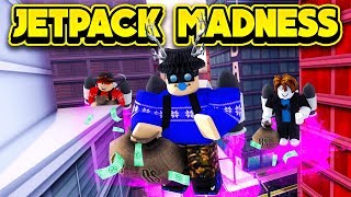 JETPACK MADNESS IN JAILBREAK ROBLOX Jailbreak [upl. by Lurie862]