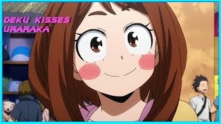 MHA Season 3 Deku Kisses Uraraka [upl. by Eydie]