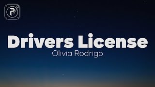 Drivers License  Olivia Rodrigo Lyrics [upl. by Suirada]