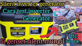 tutorial genset silent inverter generator pro quip  portable petrol inverter [upl. by Ellersick148]