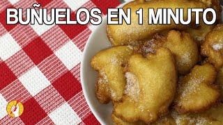 Cómo Hacer Buñuelos Caseros ¡En 1 Minuto  Receta por Tenedor Libre [upl. by Sascha]