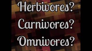 What are Herbivores Carnivores and Omnivores  Herbivores  Carnivores  Omnivores [upl. by Ffilc]