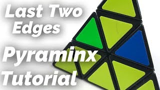 Solving the Last two Edges on the Pyraminx [upl. by Bolanger]