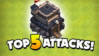 Top 5 Best TH9 Attack Strategies Clash of Clans [upl. by Croft]