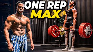 TESTING ALL MY ONE REP MAXES [upl. by Aillemac653]