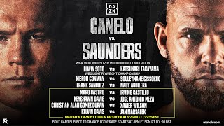 CANELO VS BILLY JOE SAUNDERS BEFORE THE BELL [upl. by Gaskins904]