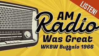 AM Radio Broadcast WKBW Buffalo January 23 1966 [upl. by Millicent160]