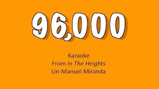 96000  In The Heights  TIG Music Karaoke Cover [upl. by Aelak]