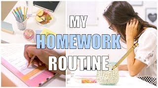 My school homework routine  How to do your homework fast [upl. by Wivinia]