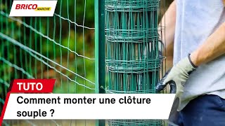 Comment monter une clôture souple   Bricomarché [upl. by Ayram]