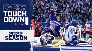 EVERY Touchdown From the 2022 Season  New York Giants [upl. by Idnaj634]